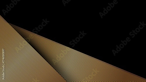 Obraz Golden abstract geometric background 