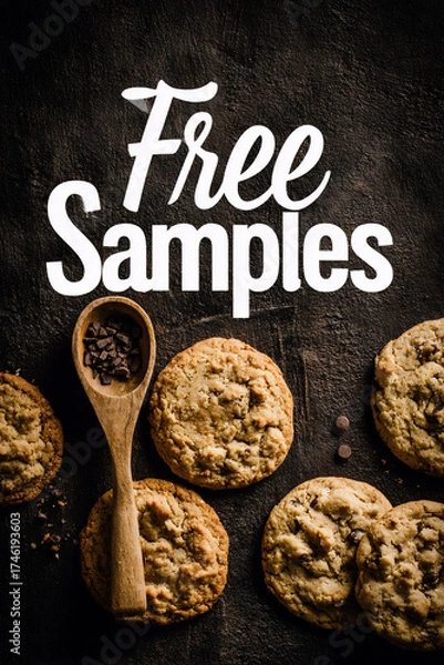 Obraz Free samples Cookie poster 