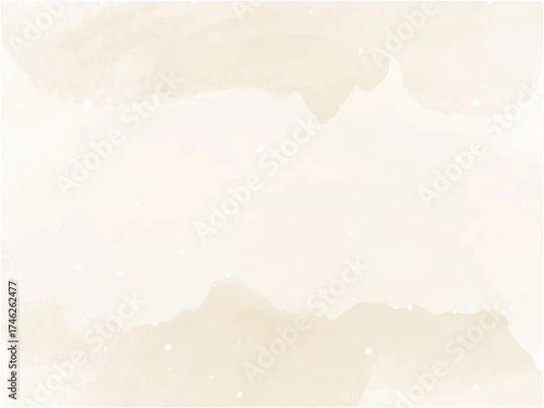 Obraz ナチュラルなベージュカラーの水彩テクスチャー