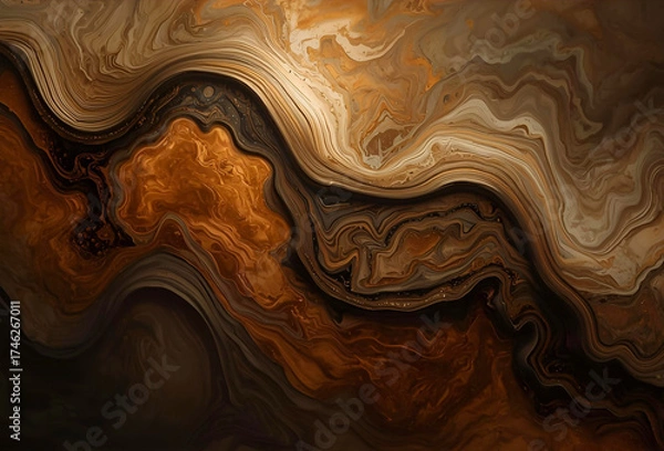 Obraz 天然石のようなマーブル模様の壁紙