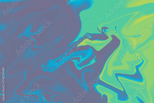 Obraz Soft grainy gradient background with liquid style