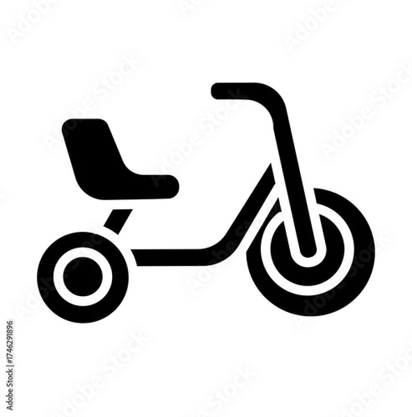 Obraz Tricycle Icon