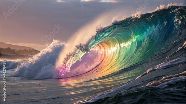 Obraz Chromatic Ocean Wave