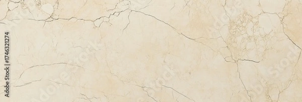 Obraz Elegant Beige Marble Stone Luxurious Seamless Tiles for Flooring, Interiors, and Natural Surfaces