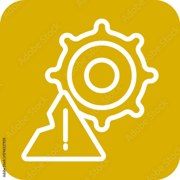 Fototapeta Damage Control Icon Style