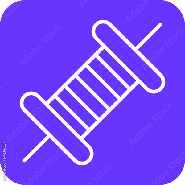 Fototapeta Thread Icon Style