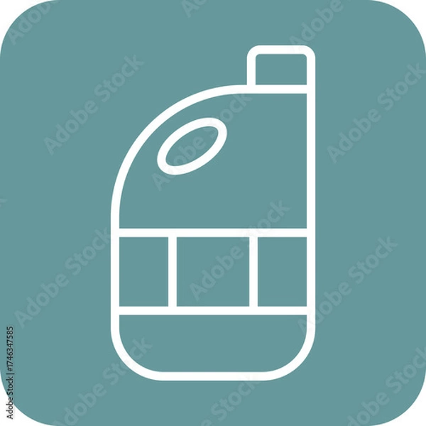 Fototapeta Bleach Icon Style