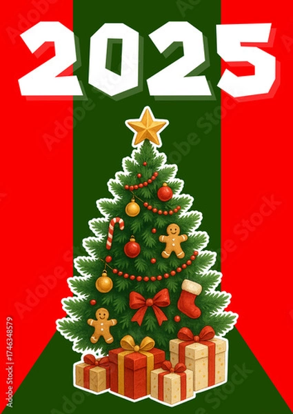 Obraz christmas gift box