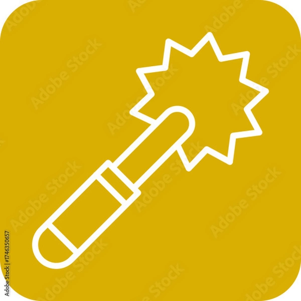 Fototapeta Overstitch Icon Style