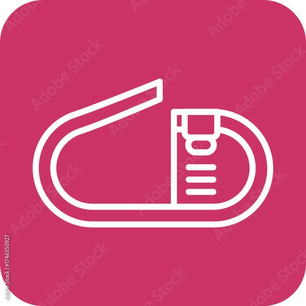 Fototapeta Stitch Marker Icon Style