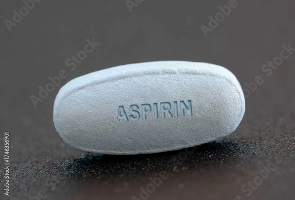 Fototapeta Aspirin An NSAID and antiplatelet agent used for pain