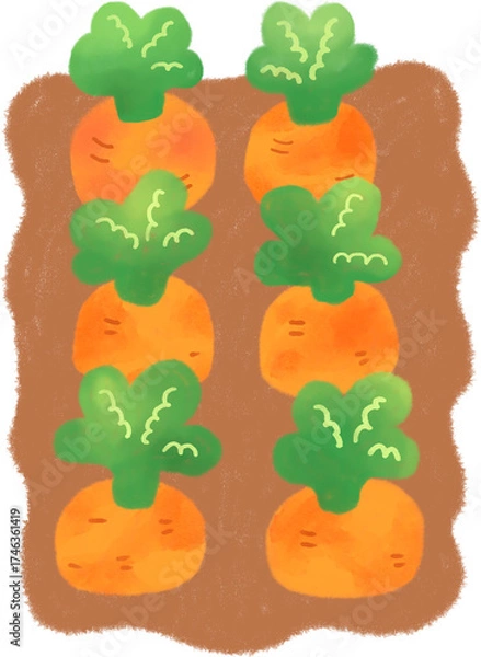 Obraz 시콜 농사 일러스트