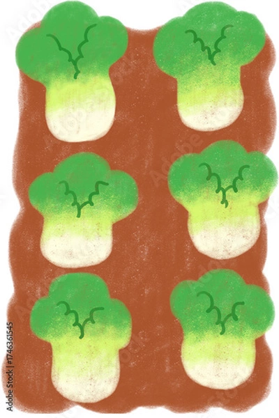 Obraz 시콜 농사 일러스트