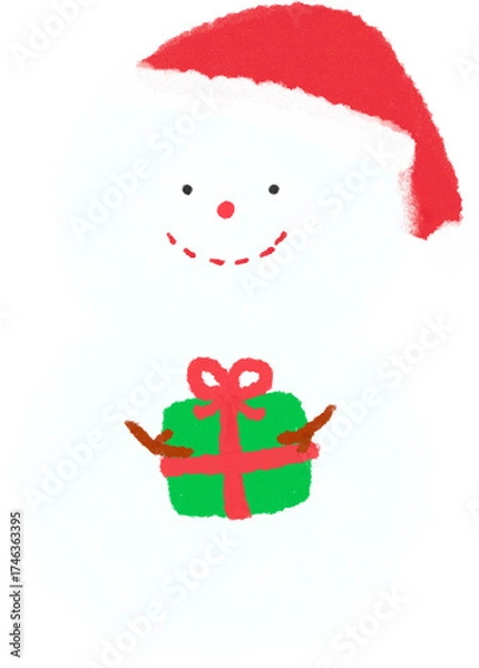 Obraz 눈사람 일러스트