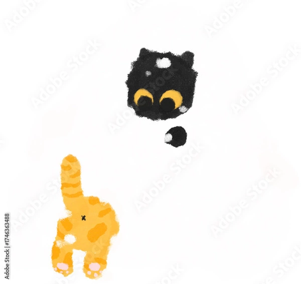 Obraz 눈사람 일러스트