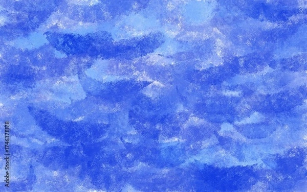 Obraz 波のイメージイラスト