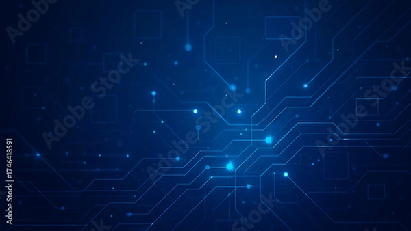 Obraz circuit board background