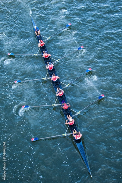 Fototapeta Crew Team in Competition