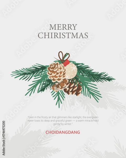 Obraz 크리스마스의 초록 생명