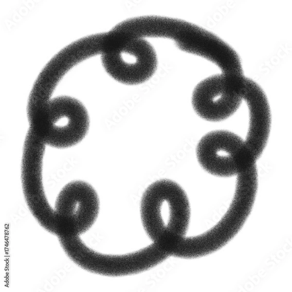 Obraz abstract black and white background