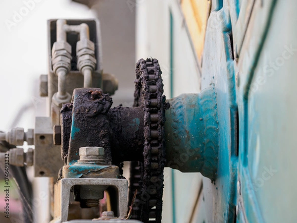 Obraz Old rusty chain