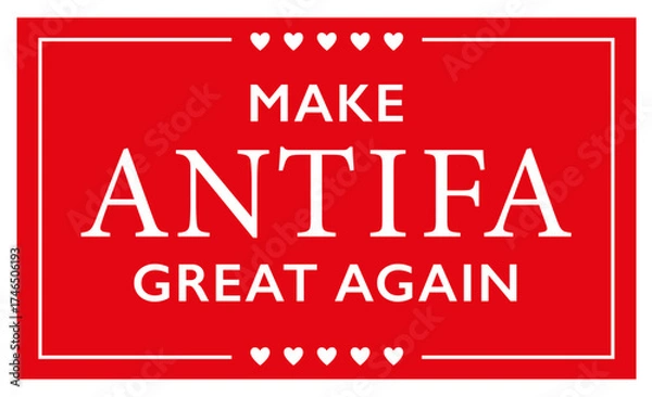 Obraz make antifa great again