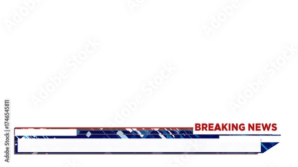 Obraz Lower Third Breaking News Alpha channel