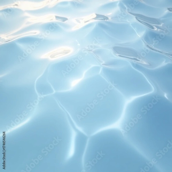 Obraz blue water background