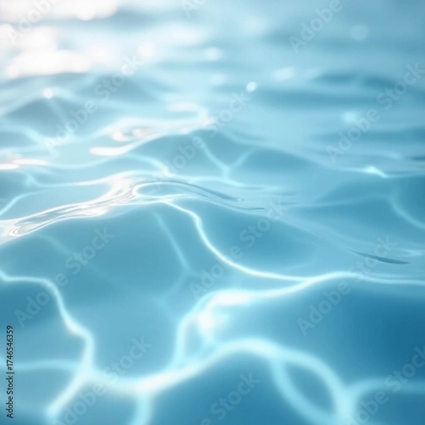 Obraz blue water background