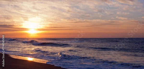 Obraz 日の出　海