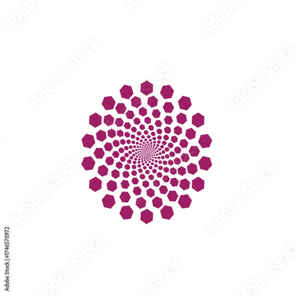 Fototapeta abstract background with circles