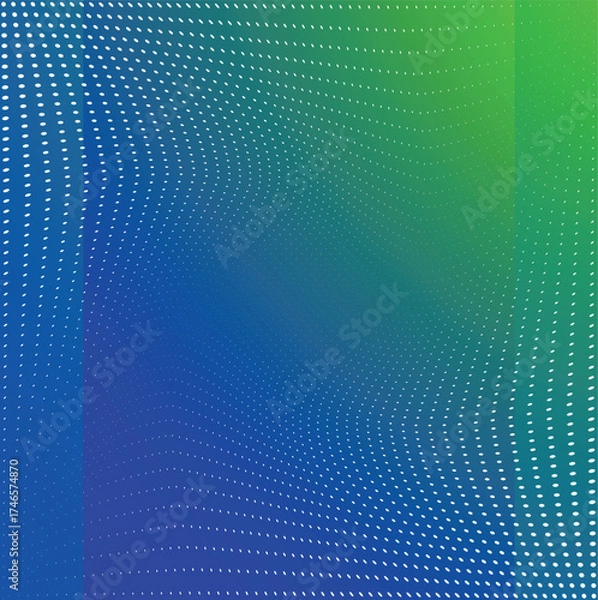 Fototapeta Abstract blue background with dots