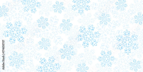 Fototapeta クリスマス　雪　冬　背景