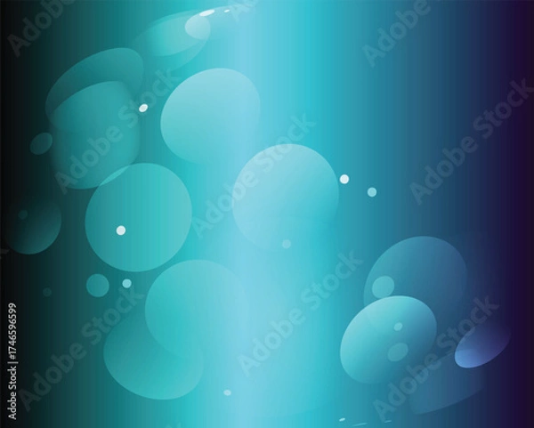 Fototapeta Abstract background with bubbles
