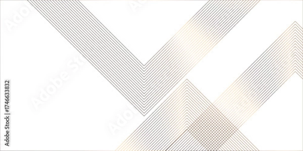 Fototapeta Grey white abstract background paper shine and layer element vector for presentation design. Vector white horizontal template for business banner, formal invitation backdrop, luxury modern .	
