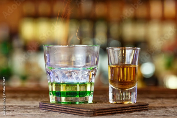 Fototapeta Extreme cocktail After the shock