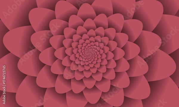 Fototapeta Luxury abstract peach color flower background design