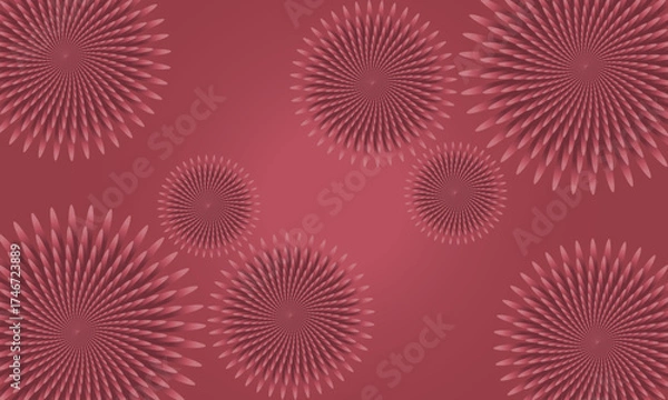 Fototapeta Luxury abstract peach color flower background design