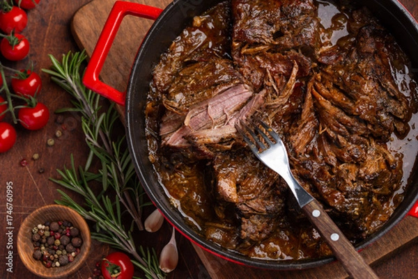 Obraz delicious braised beef