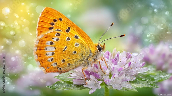 Obraz butterfly on flower