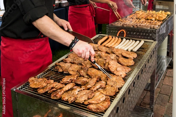 Obraz barbecue meat bbq