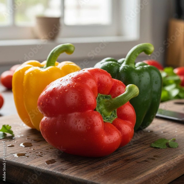 Fototapeta AI Generated Bell Pepper