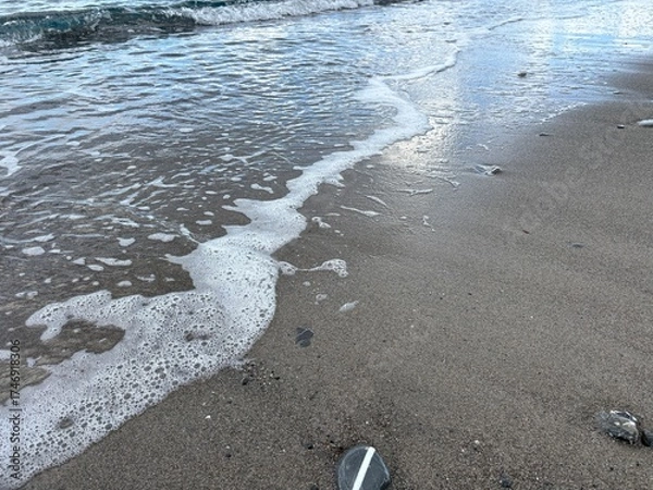 Fototapeta Strand am Meer mit Sand