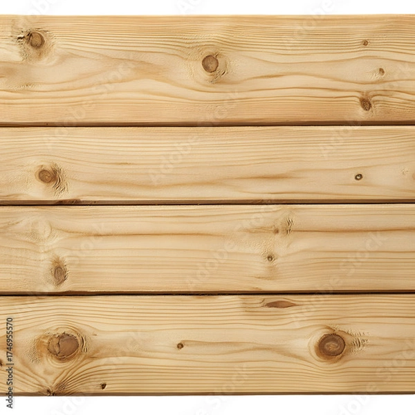 Fototapeta Rustic Light Brown Wood Plank Texture for Designers and Decorators