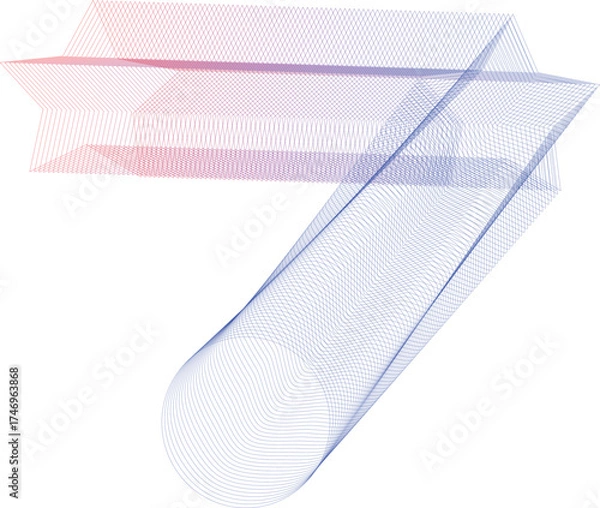 Fototapeta paper plane isolated on white background