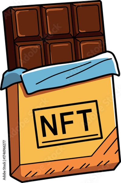 Obraz Chocolate Bar NFT - Digital Art