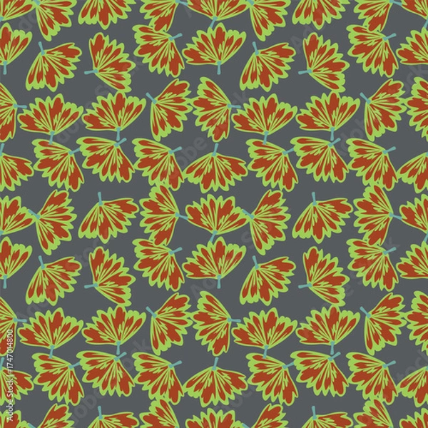 Fototapeta seamless floral pattern
