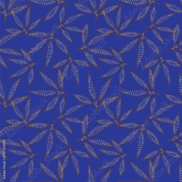 Fototapeta seamless floral pattern