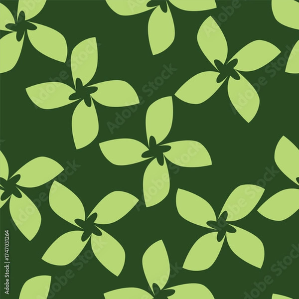 Fototapeta seamless floral pattern