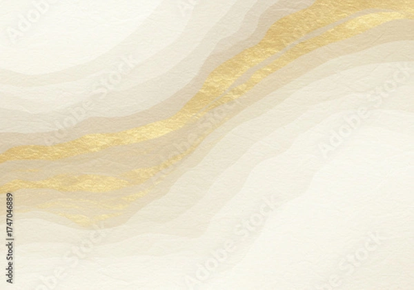 Fototapeta 和紙金脈